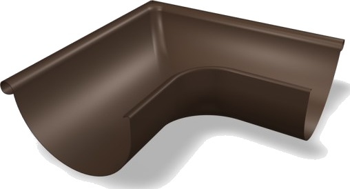 4 stk Prefa gjæringsprofil, utvendig, 280 mm, P10, brun