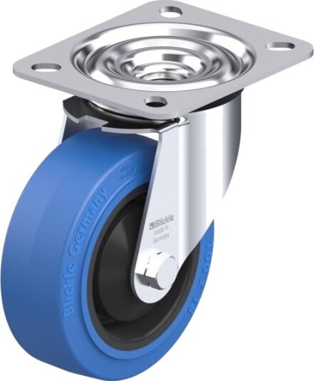 Blickle 605063 Le-Poev 100Ka-Sb Hjul - Styrehjul - Hjuldiameter 100 Mm - Bæreevne (Maks.) 150 Kg - 1 Stk
