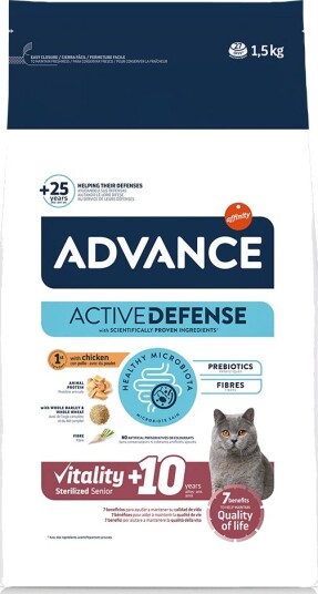 Affinity Advance Tørrfôr Senior Sterilized +10 Med Kylling 1.5 kg