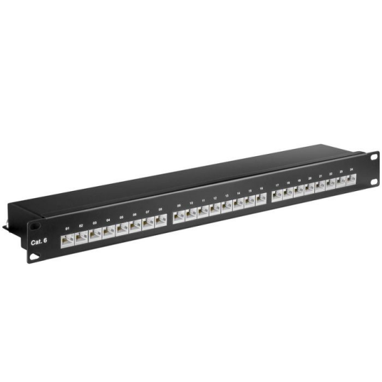 MicroConnect 19" CAT6 24 porter 1 Stykk SEN PP 014