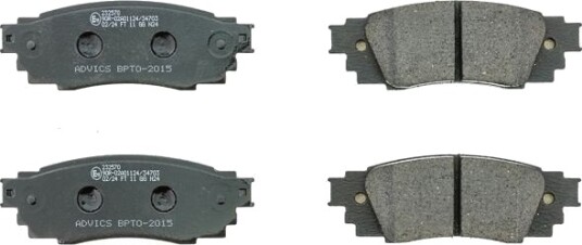 AISIN BPTO-2015 Bremseklosser AISIN BPTO-2015 Bremseklosser