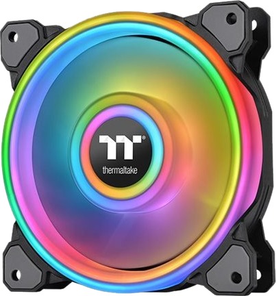 Thermaltake Riing Quad 14 Rgb Radiator Fan Tt Premium Edition Innsats Med Vifte 140mm Svart