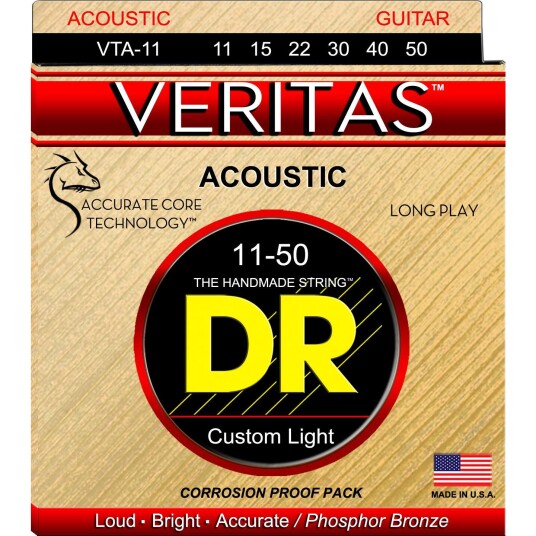 Dr Strings Vta-11 Veritas (011-050) Custom Light Dr Strings Vta-11 Veritas (011-050) Custom Light