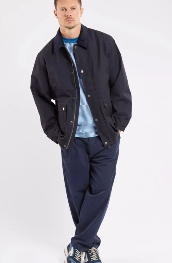 Armor Lux Heritage Lined Canvas Jacket Navy L Armor Lux Heritage Lined Canvas Jacket Navy L
