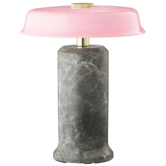 Trip No. 2 Portabel Lampe Marmor Sølv / Rose Trip No. 2 Portabel Lampe Marmor Sølv / Rose