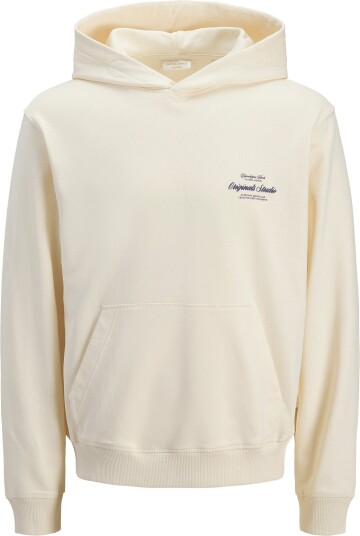 Jack & Jones Jornorrebro Typo Back Sweat Hood Sn Cream XXL