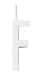 Design Letters Archetype Charm 16 mm Silver A-Z F