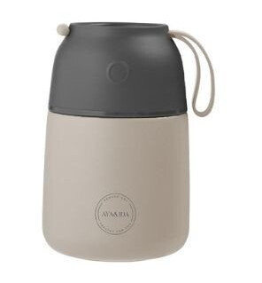 Aya&ida Food'ie Lunch Box 500 Ml Cream Beige