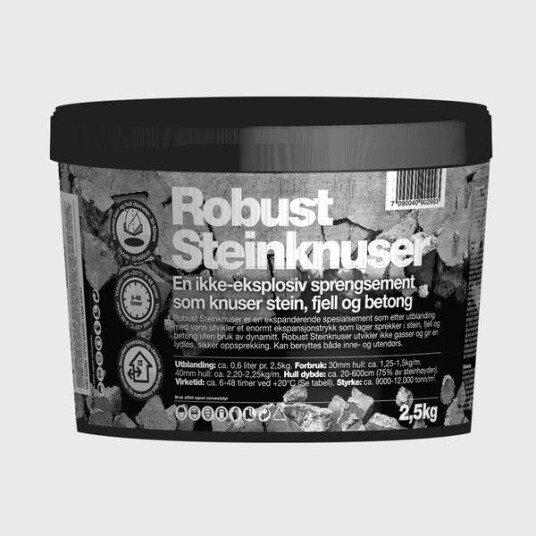Robust Steinknuser Sprengsement