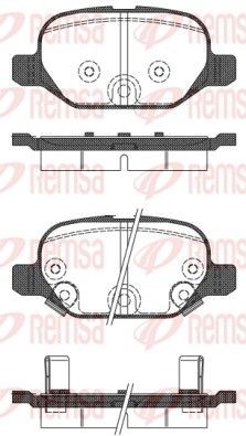 Bremseklosser REMSA 0727.32 Bremseklosser REMSA 0727.32