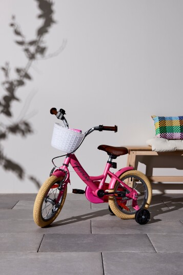 Pinepeak Retro City Sykkel 14 Tommer Rosa