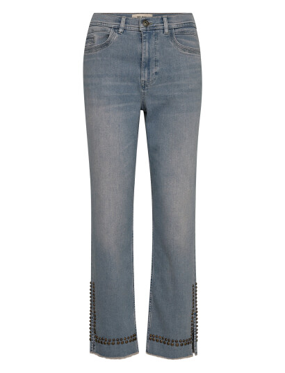 MOS MOSH Mmverti Ice Denim Jeans - Blue - 28 Regular