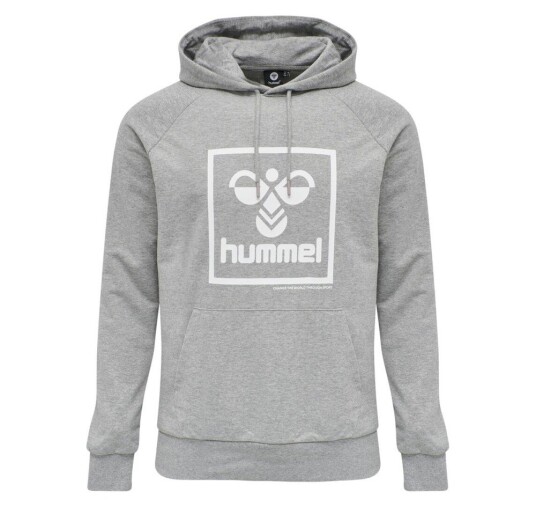 Hummel Hmlisam Hoodie Grey Melange S Hoodies