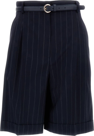 Max Mara Studio Dame Shorts Blå S,