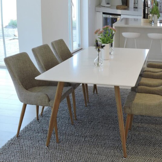 Venture Home Spisegruppe Venture Home Polar med 6stk Plaza Stoler GR24173