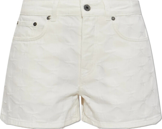 Off White Dame Shorts Hvit W28,