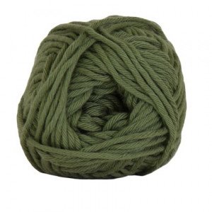 Hjertegarn Cotton 8/8 Garn 7150 Militærgrønn