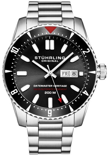Stührling Original Herreklokke 1004.01 Datemaster Heritage