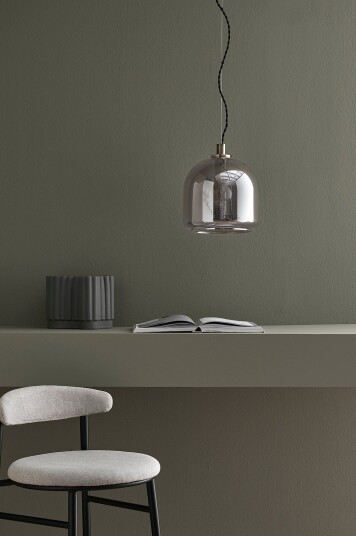 Ellos Home Taklampe Lola Grå