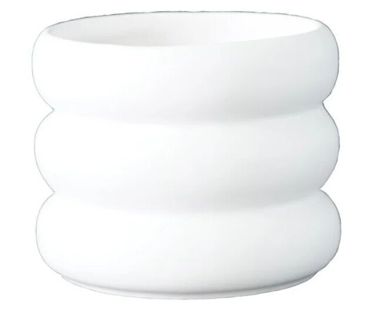 DBKD Mud krukke hvit Liten, Ø 10 cm