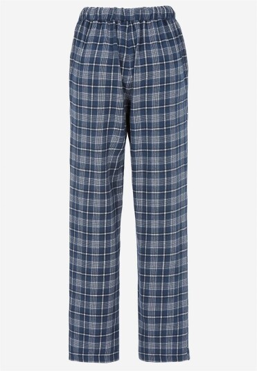 Rutete pyjamasbukser i flanell