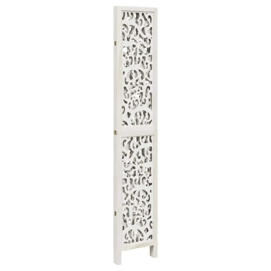  Romdeler 4 paneler hvit heltre keisertre 8721012074361