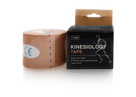 Kinesiology Tape, 5 cm x 4,5 m, beige