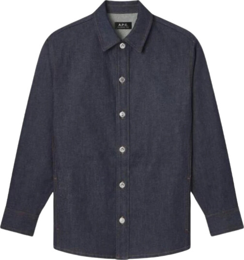 A.p.c. Herre Skjorter Blå XL,