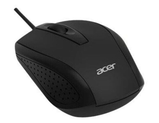 Acer - mouse - USB - black - Mus - 3 knapper - Svart Acer - mouse - USB - black - Mus - 3 knapper - Svart