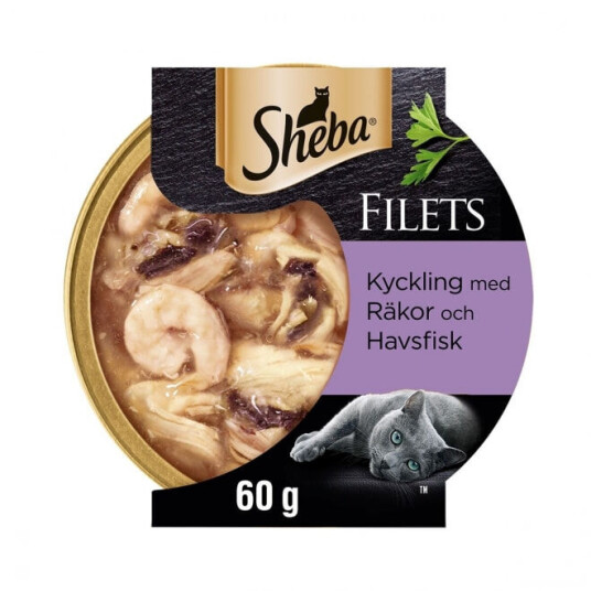 Sheba Kyckling Reka Og Fisk I Saus 60 G