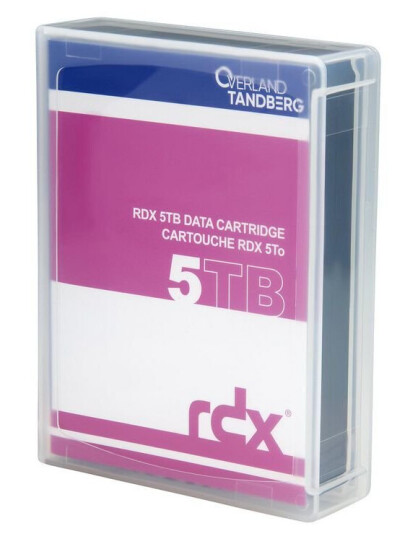 Tandberg RDX 5TB Harddisk RDX-Kassett - Sort, 150 Mb/S Tandberg RDX 5TB Harddisk RDX-Kassett - Sort, 150 Mb/S