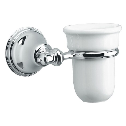 Damixa Tradition Tannglass Krom/hvit Krom