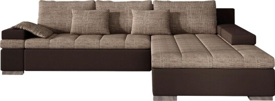 Naoma Sovesofa med Divan Høyre Beige/Brun