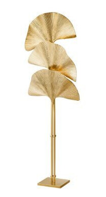 Las Palmas gulvlampe messing