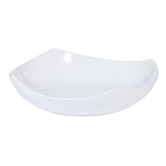 Bigbuy Home Bordduk 29,5 X 29,5 X 8 Cm Keramikk Hvit
