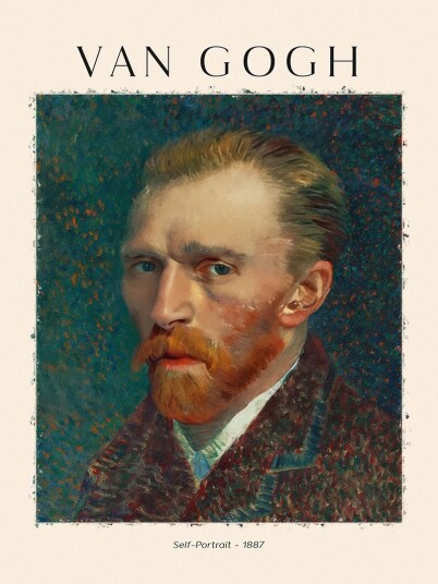 Plakat Van Gogh Selvportrett