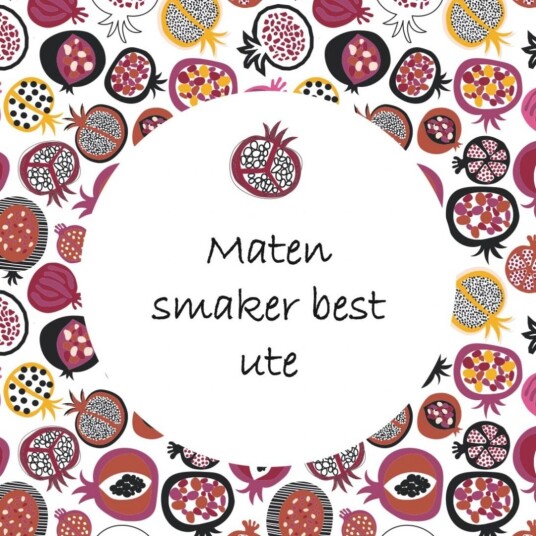 Serviett lunsj 20 stk Maten smaker ute