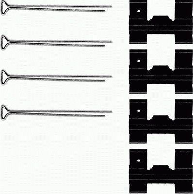 HELLA 8DZ 355 206-511 Monteringssett, bremseklosser