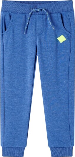 Joggebukser for barn blå melert 116