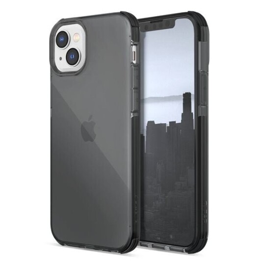 Raptic X-Doria Clear Case Etui Iphone 14 Plus Pancerny Pokrowiec Szary