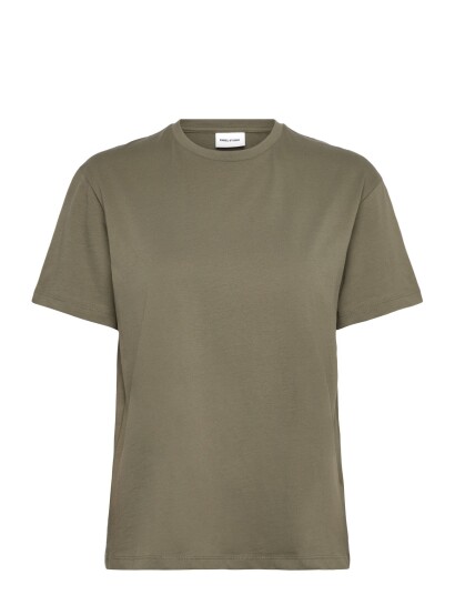 Enkel Studio Basic O Neck Tee S/S Khaki green M