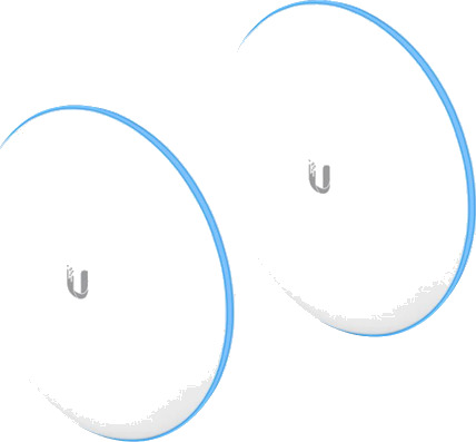 Ubiquiti Unifi Building-To-Building Bridge 802.11ad 60ghz With 5 Ghz Backup 1.7+ Gbps Throughput 2-Pack
