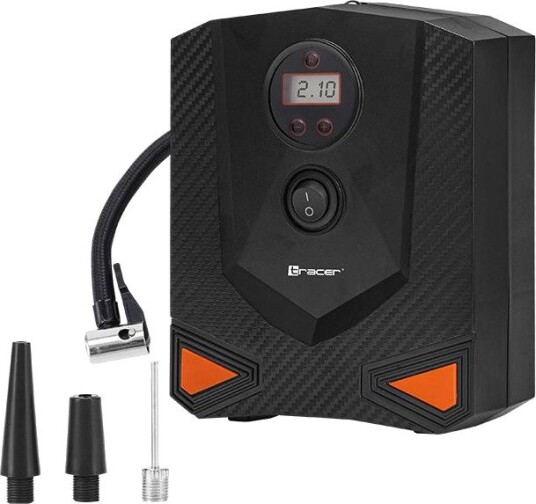 Tracer Bilkompressor Res-04-El 12 v Med Digitalt Display, 120 w, Maks 8 Bar