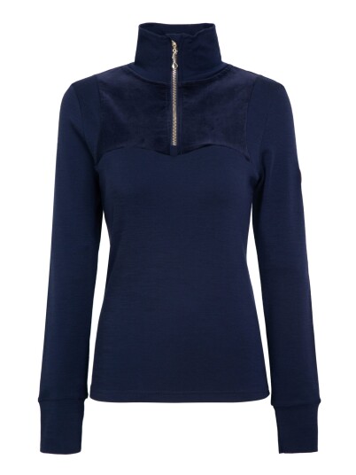 WoolLand Sirdal Top Cord Dame Blue Ink L WoolLand Sirdal Top Cord Dame Blue Ink L