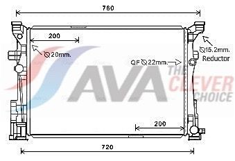 Radiator AVA Clever Choice MS2653