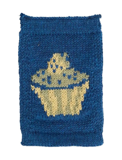 Smallstuff Strikket Flagg Bursdagskake Blue Blue One Size