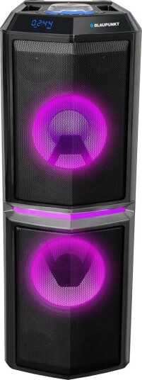 Blaupunkt PS10DB Karaokehøyttaler med LED-lys Svart