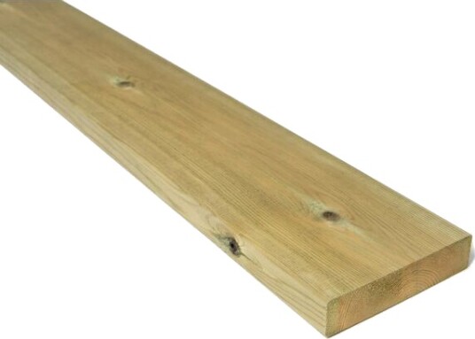 Standardsortiment Terrassebord cu impregnert furu 28x120 mm klasse 1 Standardsortiment Terrassebord cu impregnert furu 28x120 mm klasse 1