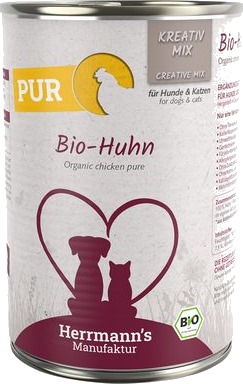 Herrmanns Våtfôr Herrmann'S Pure Meat Økologisk Økologisk Kylling 6 X 400 G Herrmanns Våtfôr Herrmann'S Pure Meat Økologisk Økologisk Kylling 6 X 400 G