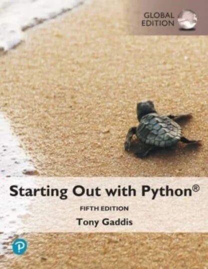 Starting Out With Python, Global Edition Av Tony Gaddis